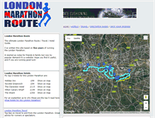 Tablet Screenshot of londonmarathonroute.co.uk